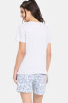 Rosaline Disco Daze Knit Cotton Shorts Set - Ancient Water — thumbnail 3